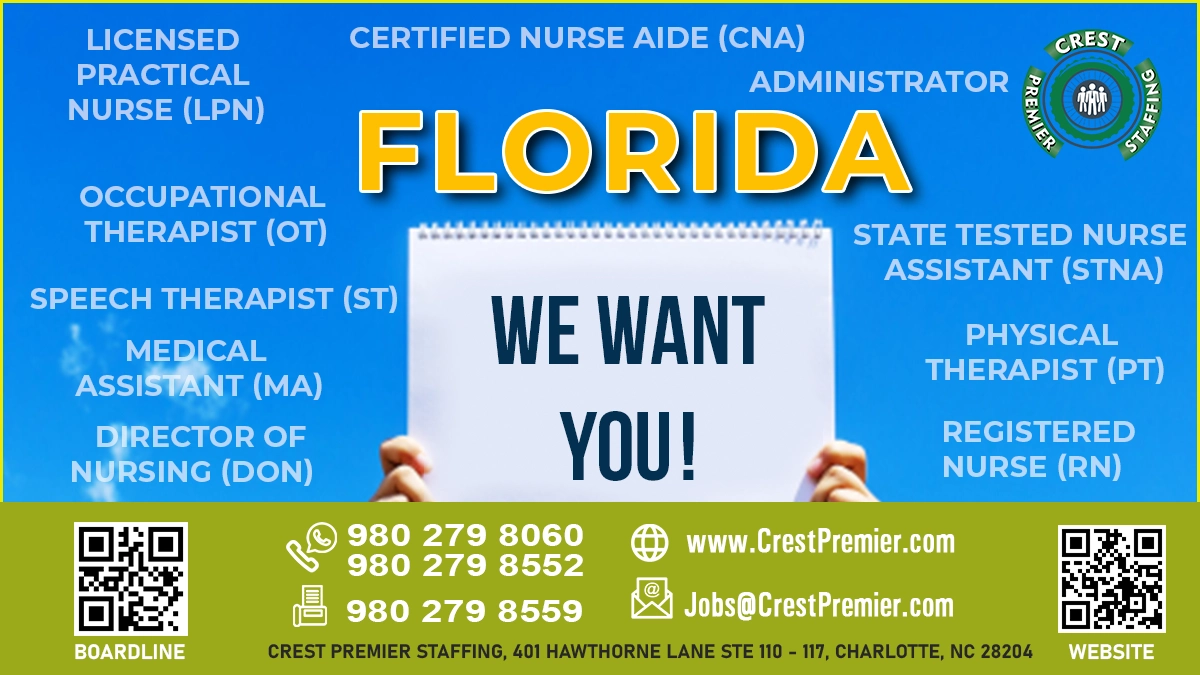 Nursing Job in Florida with Crest Premier Staffing Nursing Job in Florida Crest Premier Staffing